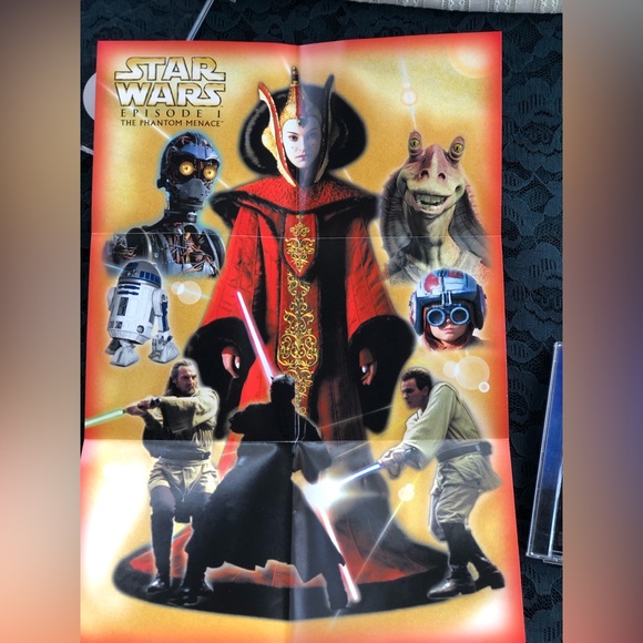 The Phantom Menace Cd Soundtrack w / collectors poster cover - Picture 6 of 8